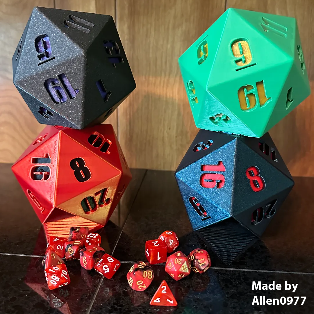 D20 Dice tower - DnD / D&D