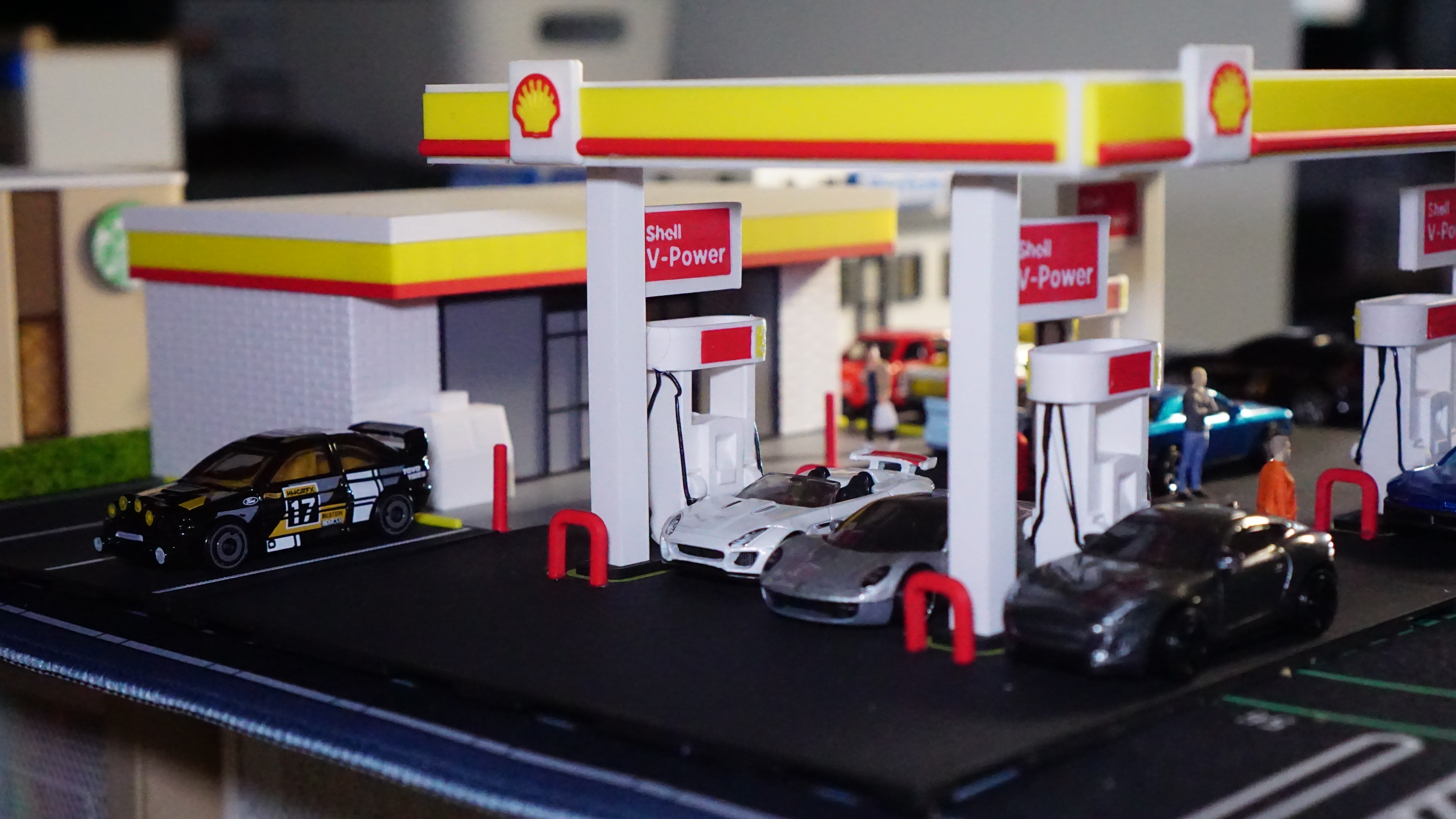 Shell Gas Station Model Set - 1:64 Scale Diorama — thumbnail 17