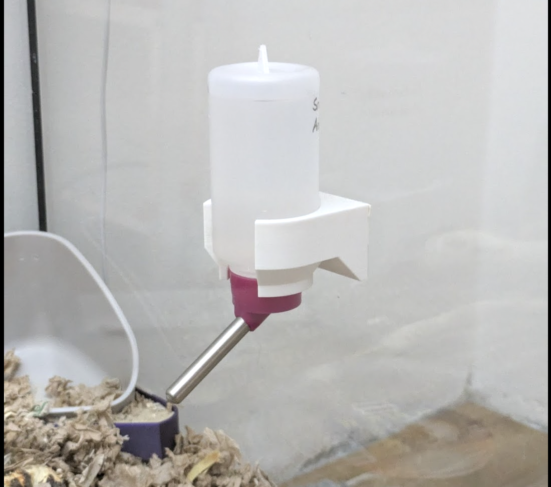 Hamster watterbottle holder (doubleside tape)