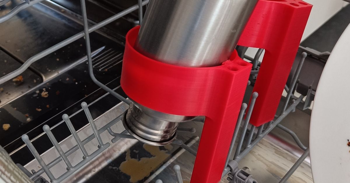 Dishwasher bottle holder by Das Buschwiesel Download free STL model