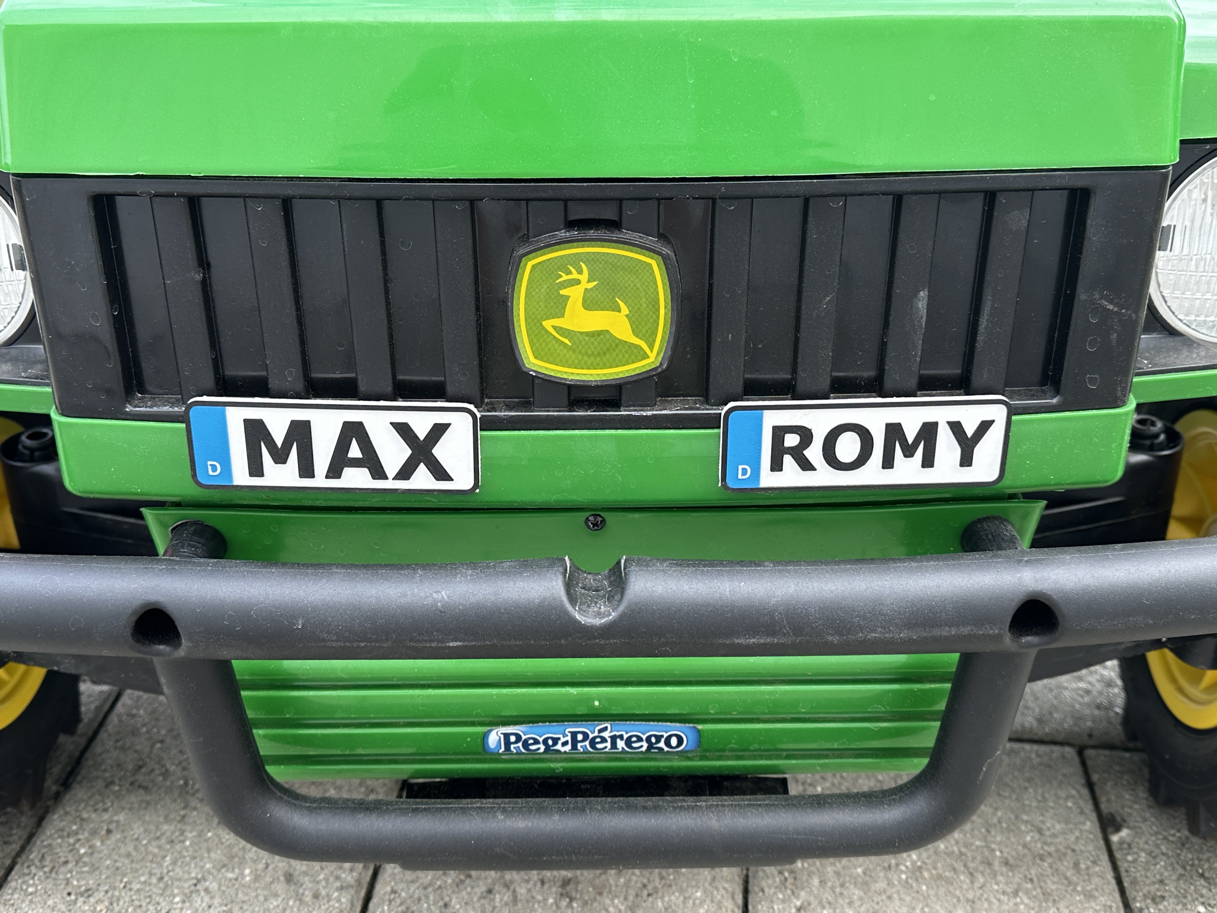 Nummerschild Name
