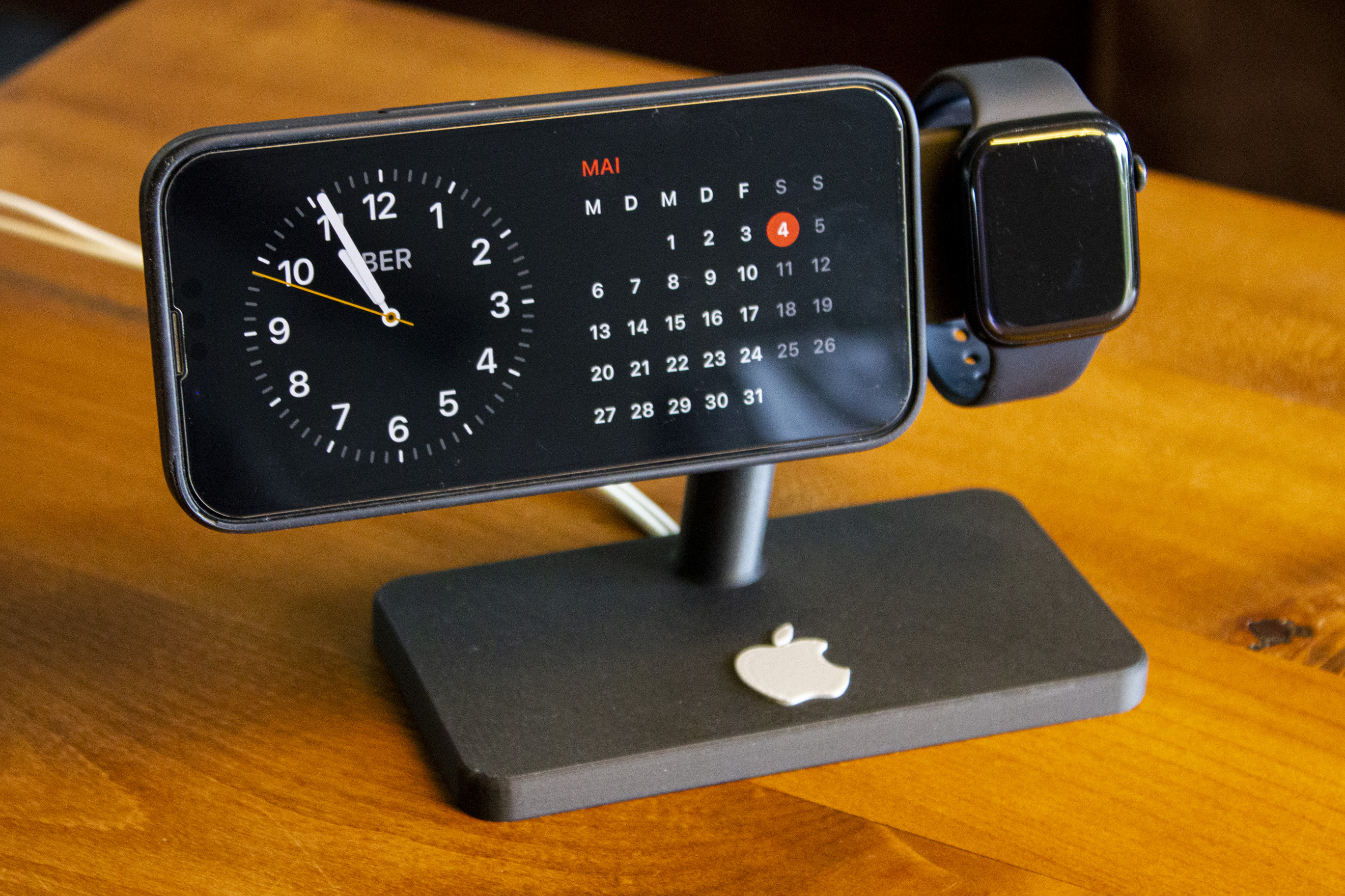 Magsafe charger stand for iPhone and Apple Watch