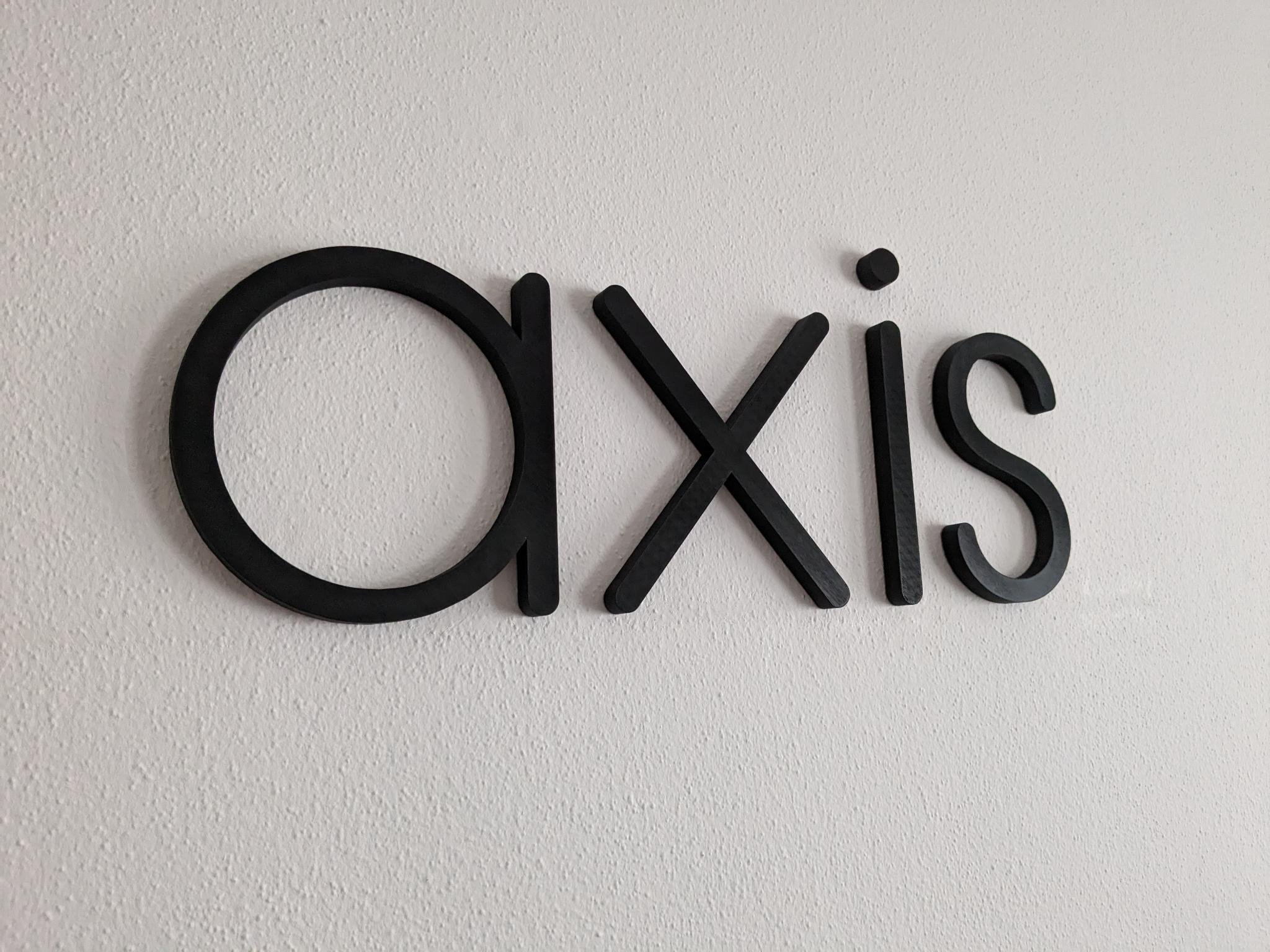 Wall mounted Letters - Font BC Alphapipe
