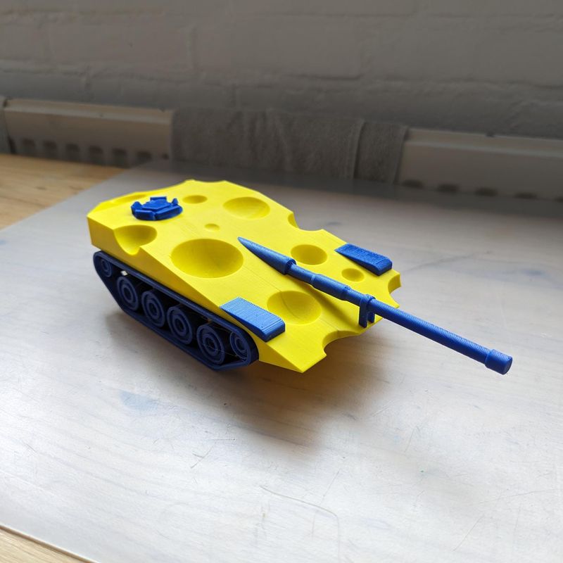Cheese wedge stridsvagen (strv) 103 by Flubber2.0 | Download free