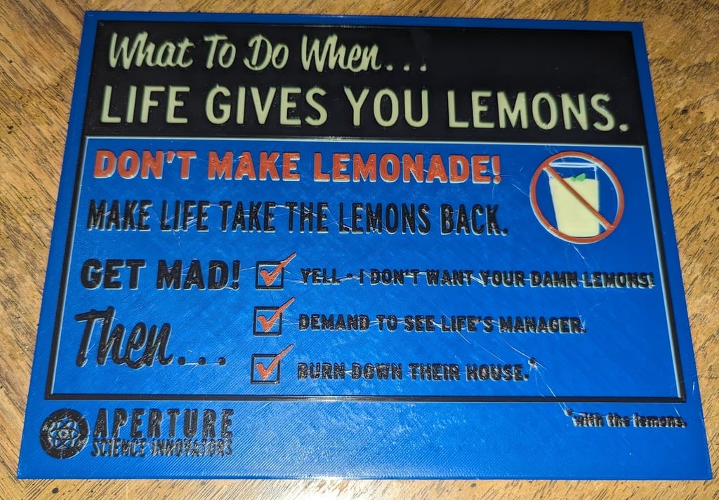 Portal 2 Lemons Art