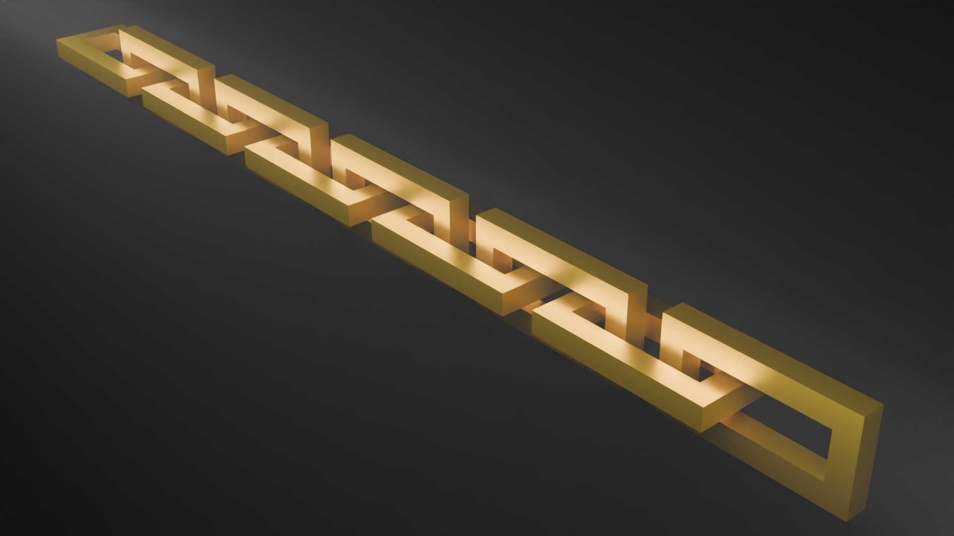Chain / Square Chain  ||  Gold Edition || Customizable