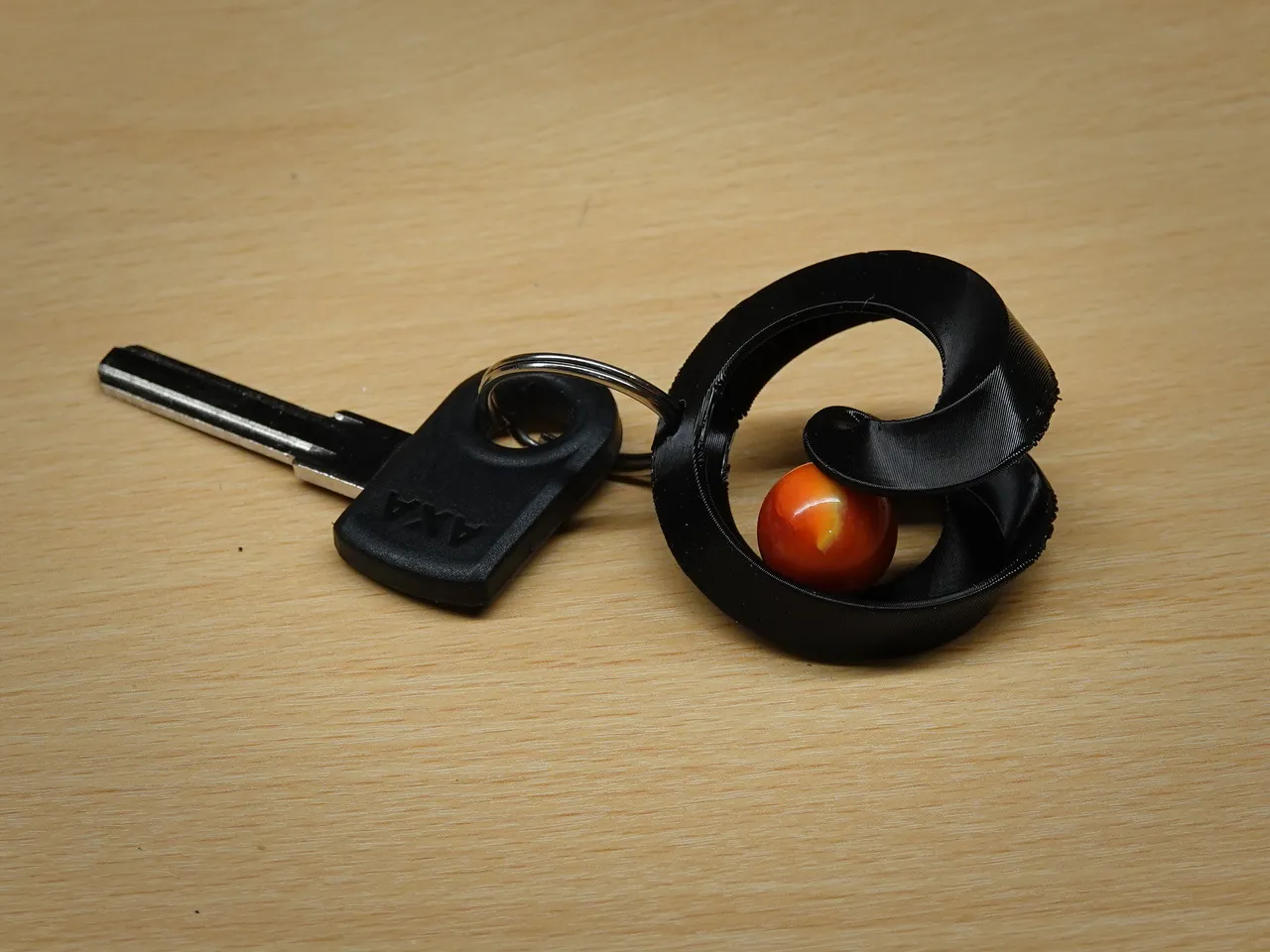 Marble Track Keychain by Svw | Download free STL model | Printables.com