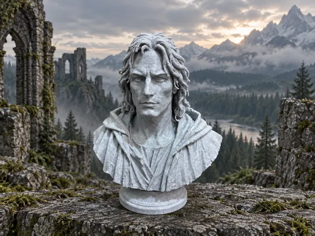 Aragorn II Elessar Telcontar son of Arathorn - Bust Inspired by J.R.R. Tolkien’s Writings