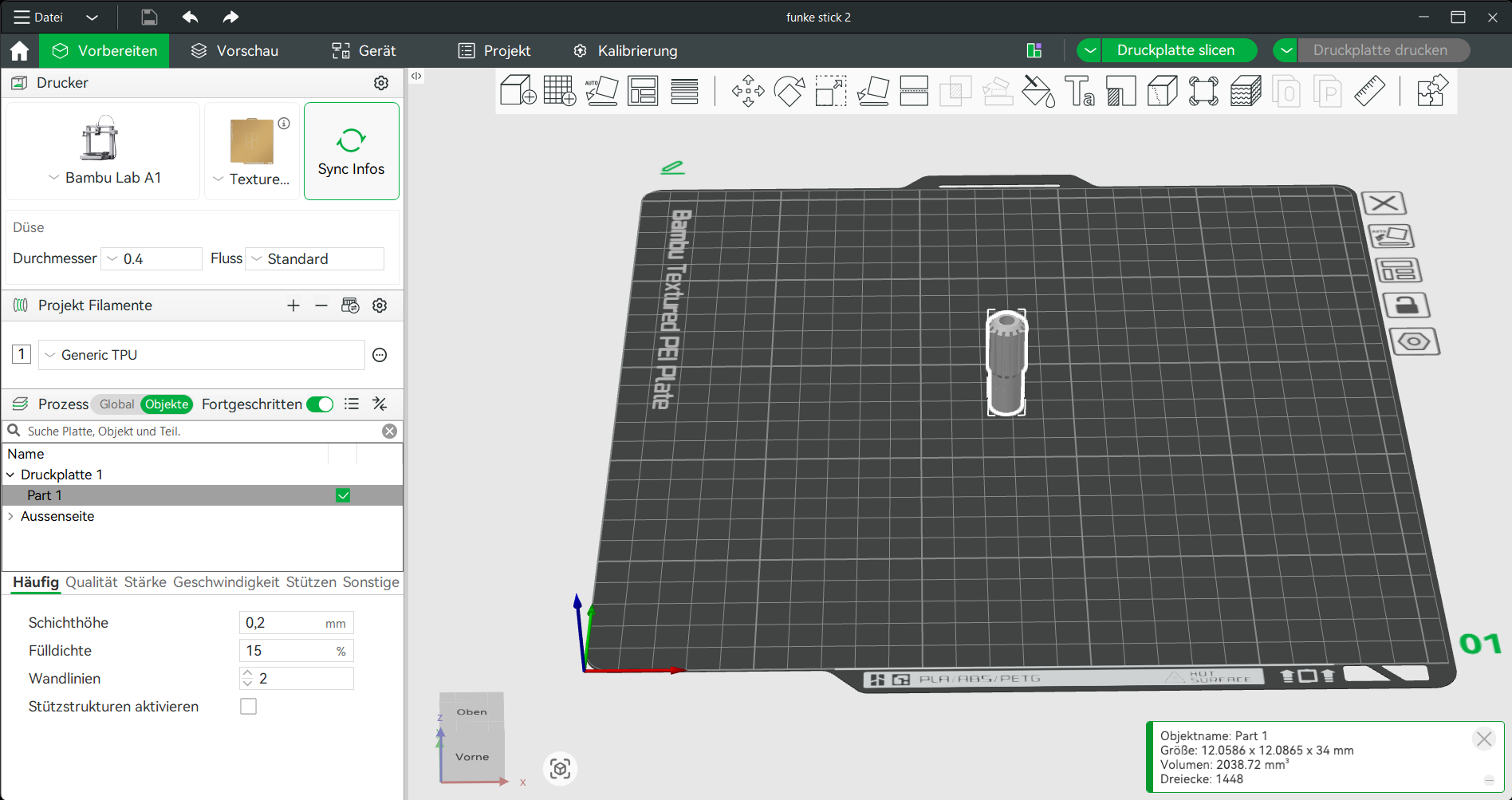 Radiomaster pocket Tpu Stick erweiterung