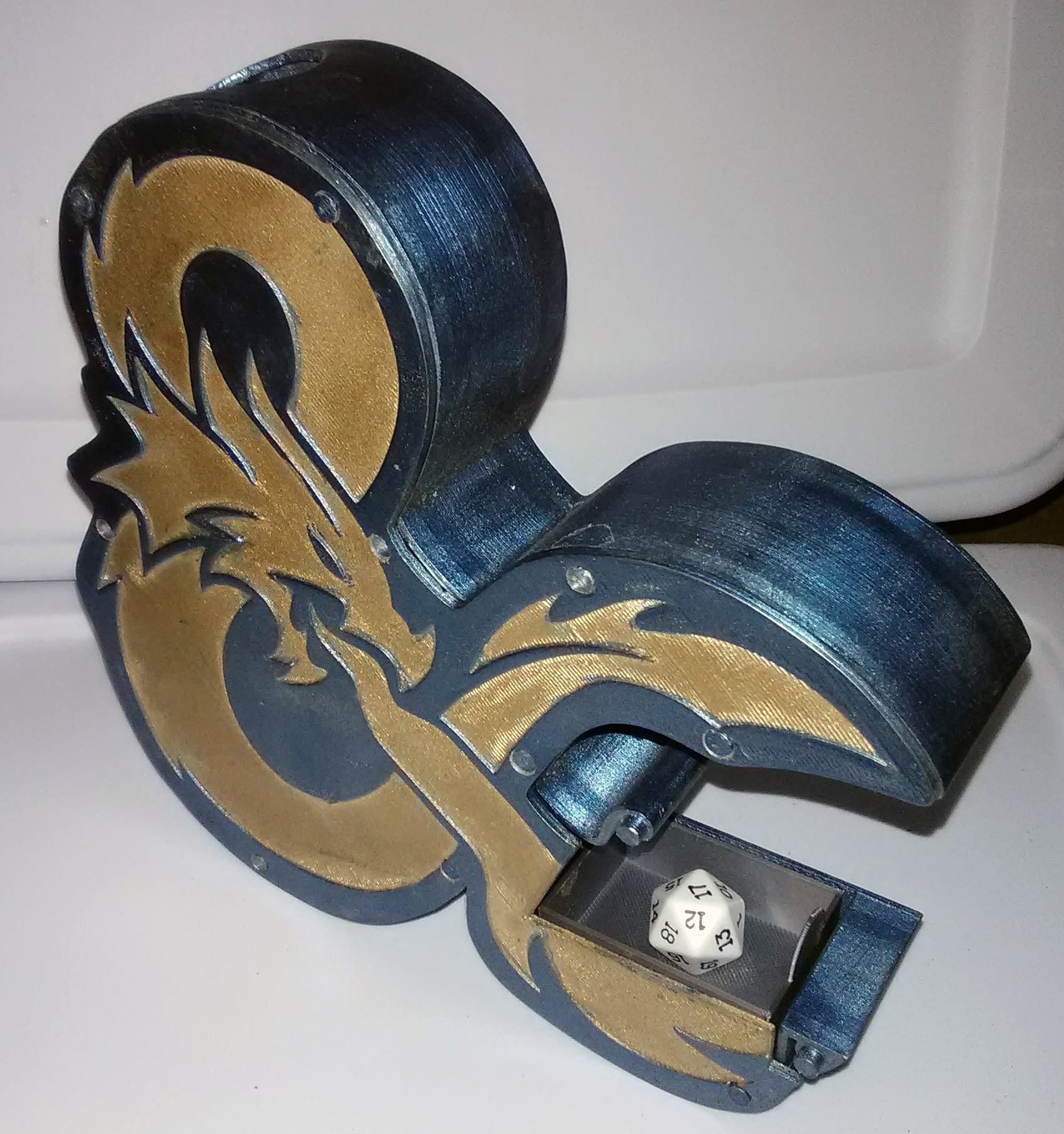 Miniatura 2 do modelo 3D D&D Dice Tower/Storage