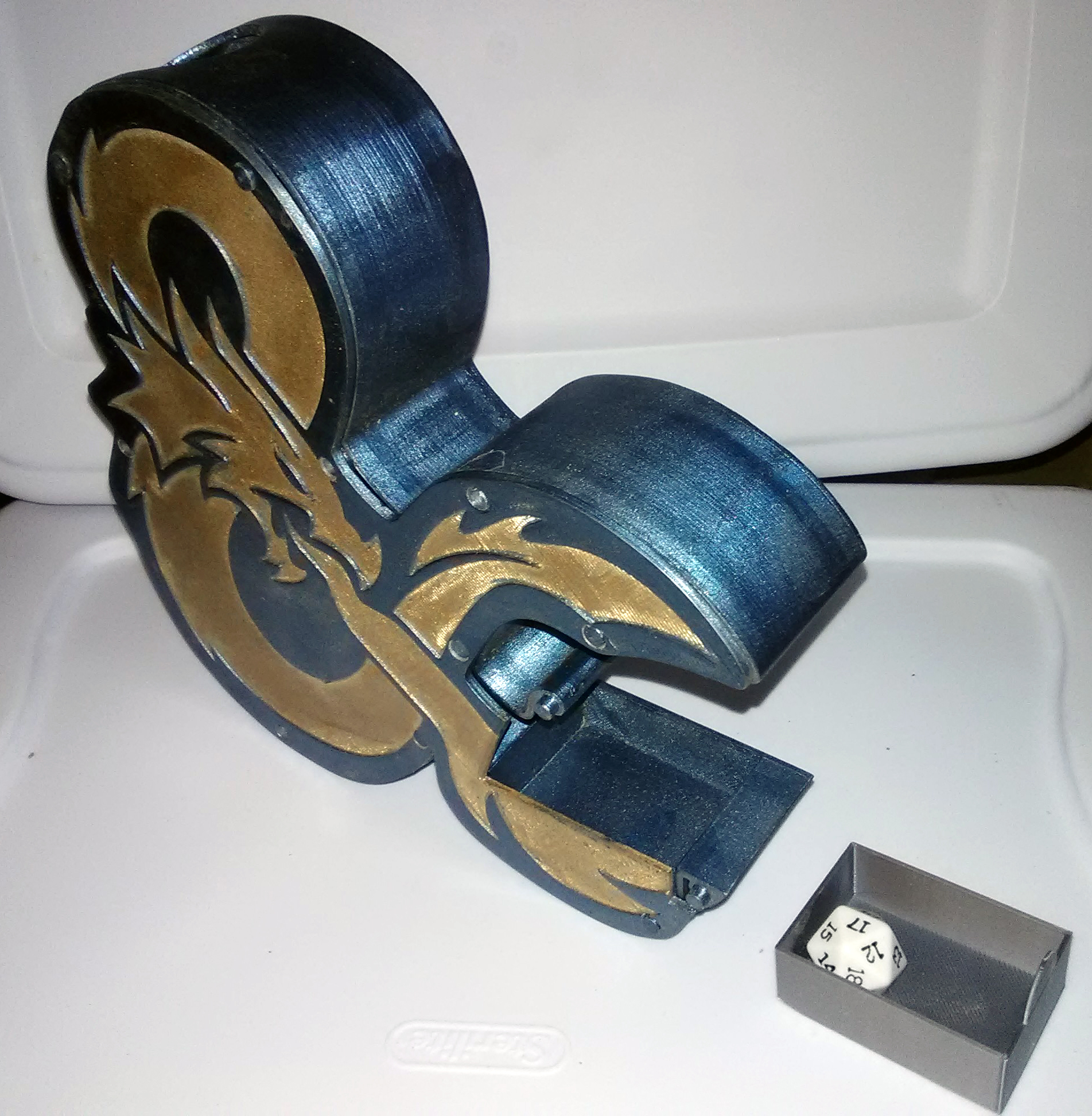 Miniatura 3 do modelo 3D D&D Dice Tower/Storage
