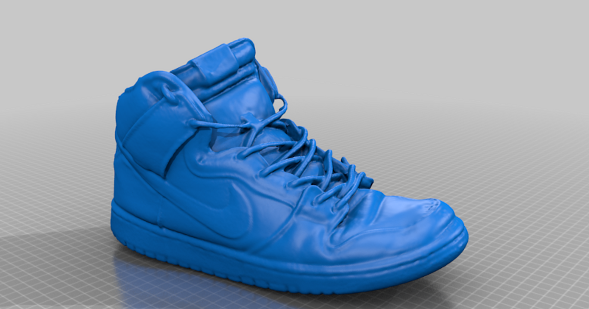 Nike dunk 3d model top