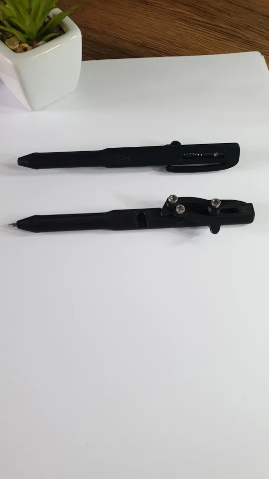 Flexible Pen with a simple design - works with 2,8mm Pica leads by  Platzhalter, Download free STL model