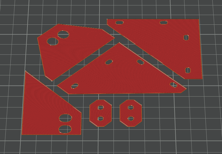 Creality K1/K1C/K1Max 270-degree Geared Door Hinge Gaskets 3D model thumbnail