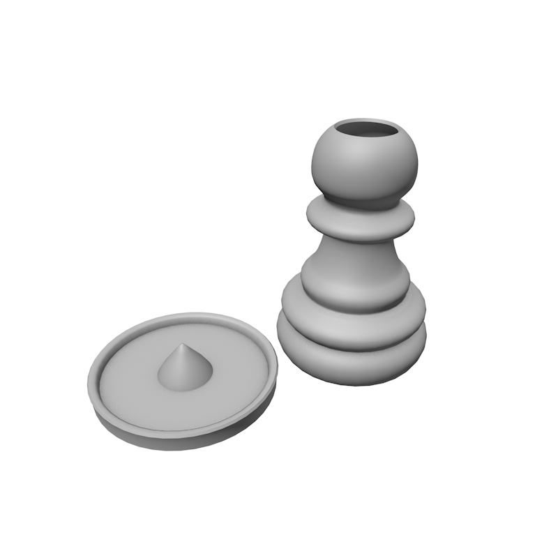 Pawn dice tower by Paweł Babiak | Download free STL model | Printables.com