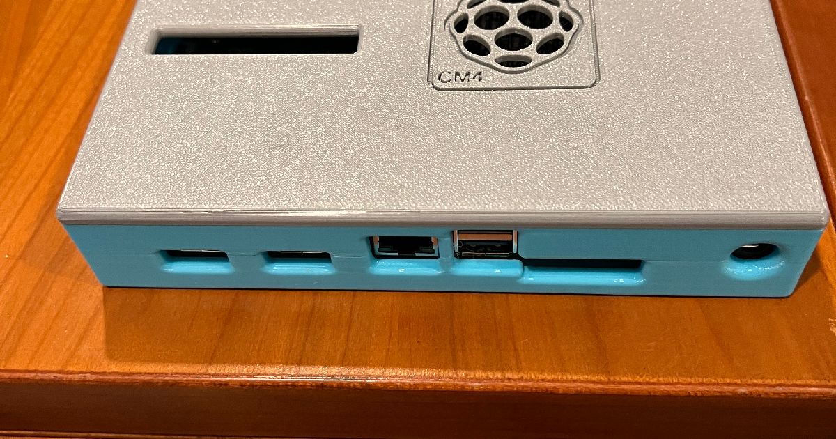 Oversized Raspberry Pi CM4 IO Board Case with 4 SMA Connectors ...