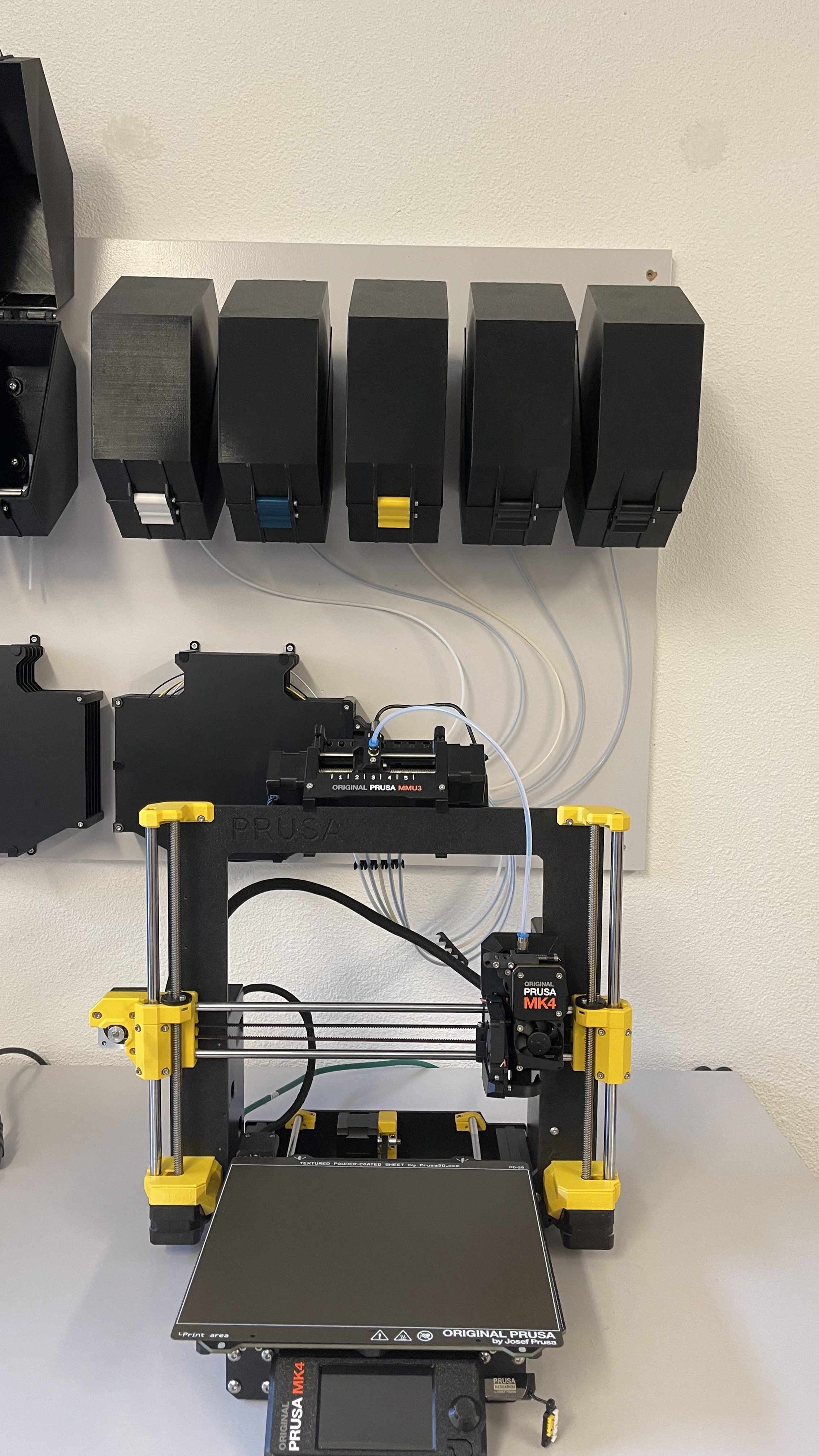 MMU3 Filament wall mount - dry box wall mount