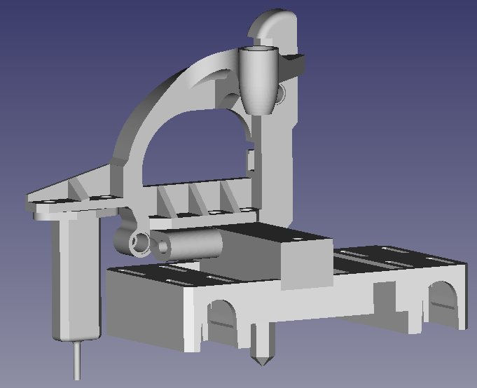 Maker Bot Replicator 2 Fan Holder with BL Touch by Cameron Kramr