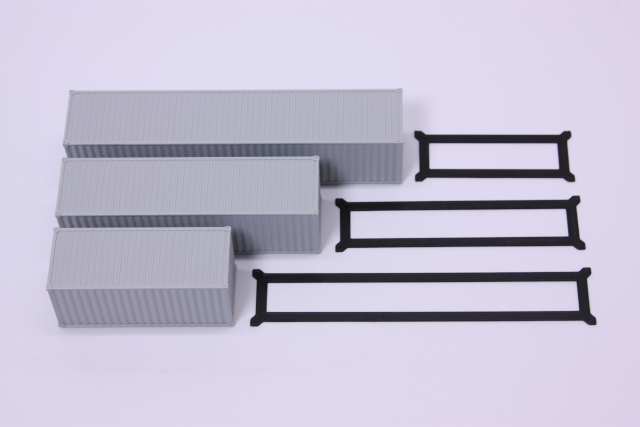 Container Fixing Plates in H0 scale (1:87)