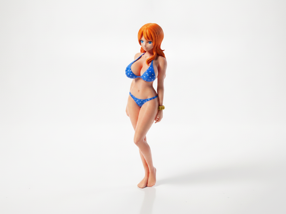 Bikini Babe Female Figure Statue 3D Printable