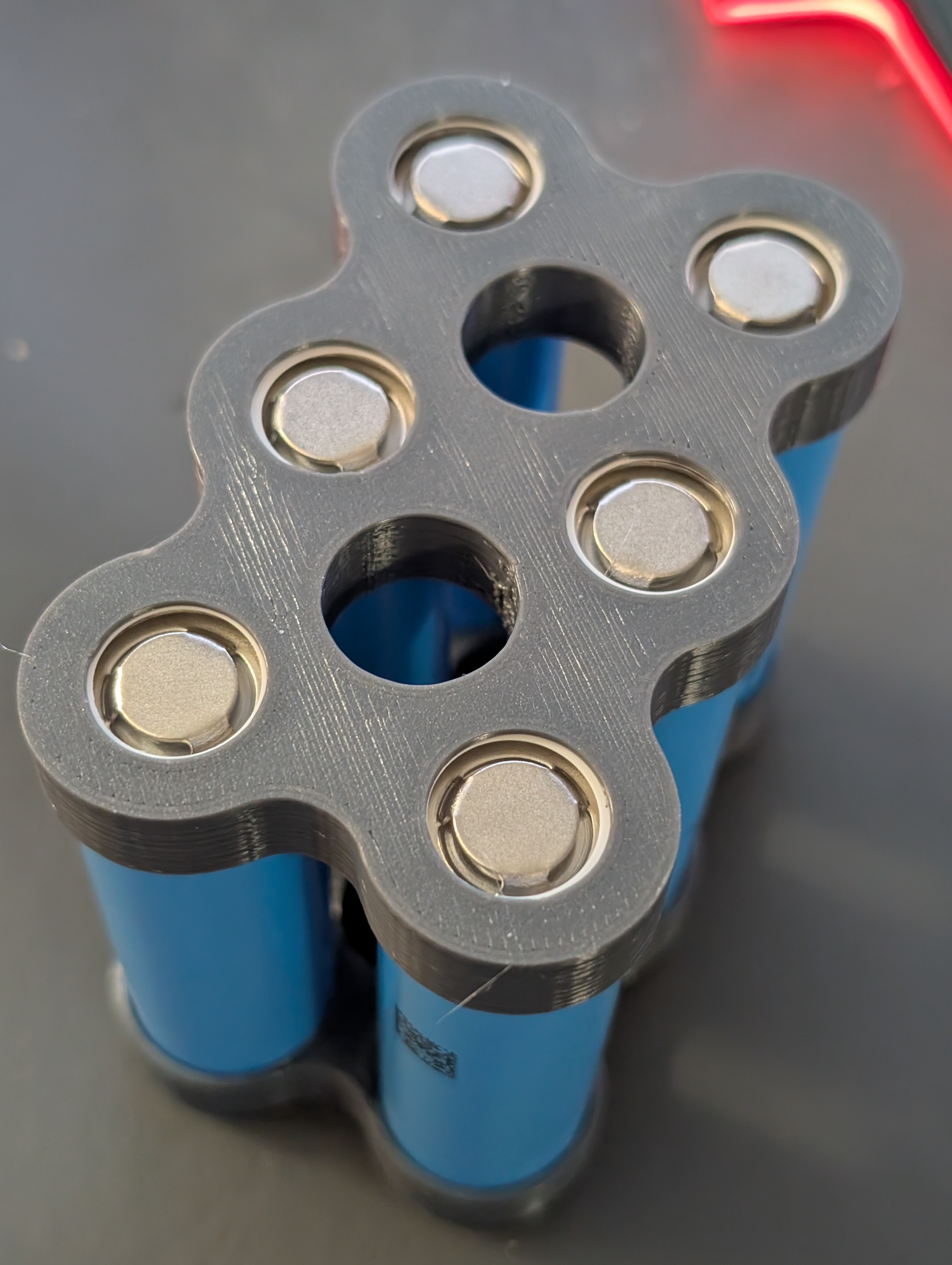 6 Cell 21700 Battery Holder