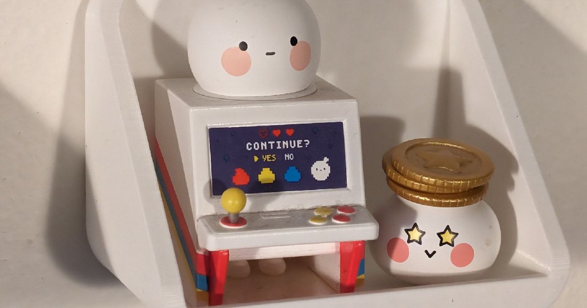 miniature display shelf 3d print