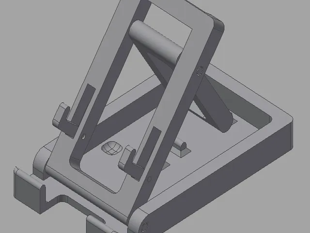 Folding phone stand