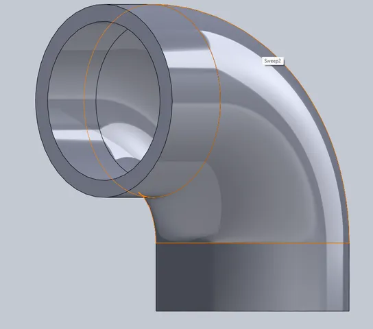 PVC fitting and pipe (1/2in)