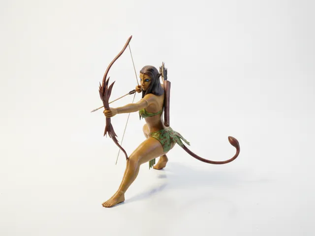 Elf Archer Figurine Fantasy 3D Printable