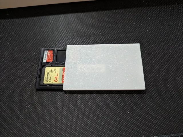 SDWallet, aka credit card sized SD card holder