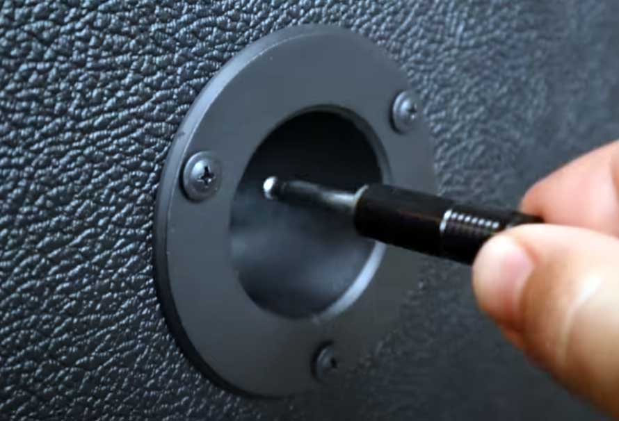 Guitar Amp Cabinet Deep Recessed Jack Plate