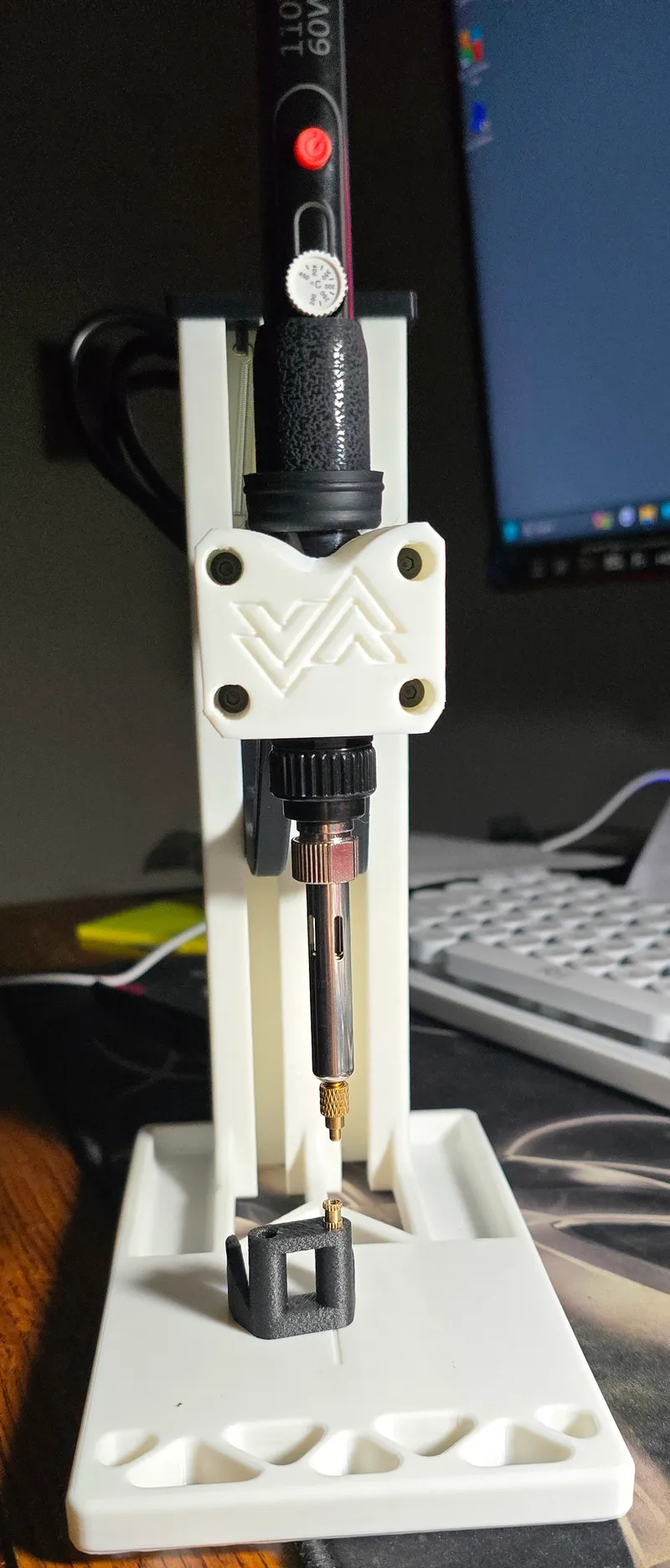 Fully Printed Heat Set Insert Press by gluFPV Download free STL model