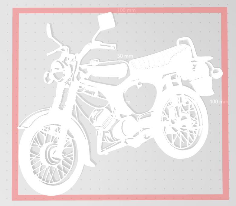 2D model Motorky Simson