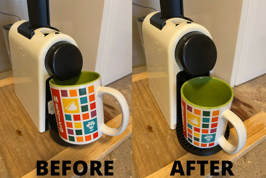 DeLonghi Essenza Mini Large Cup Mod