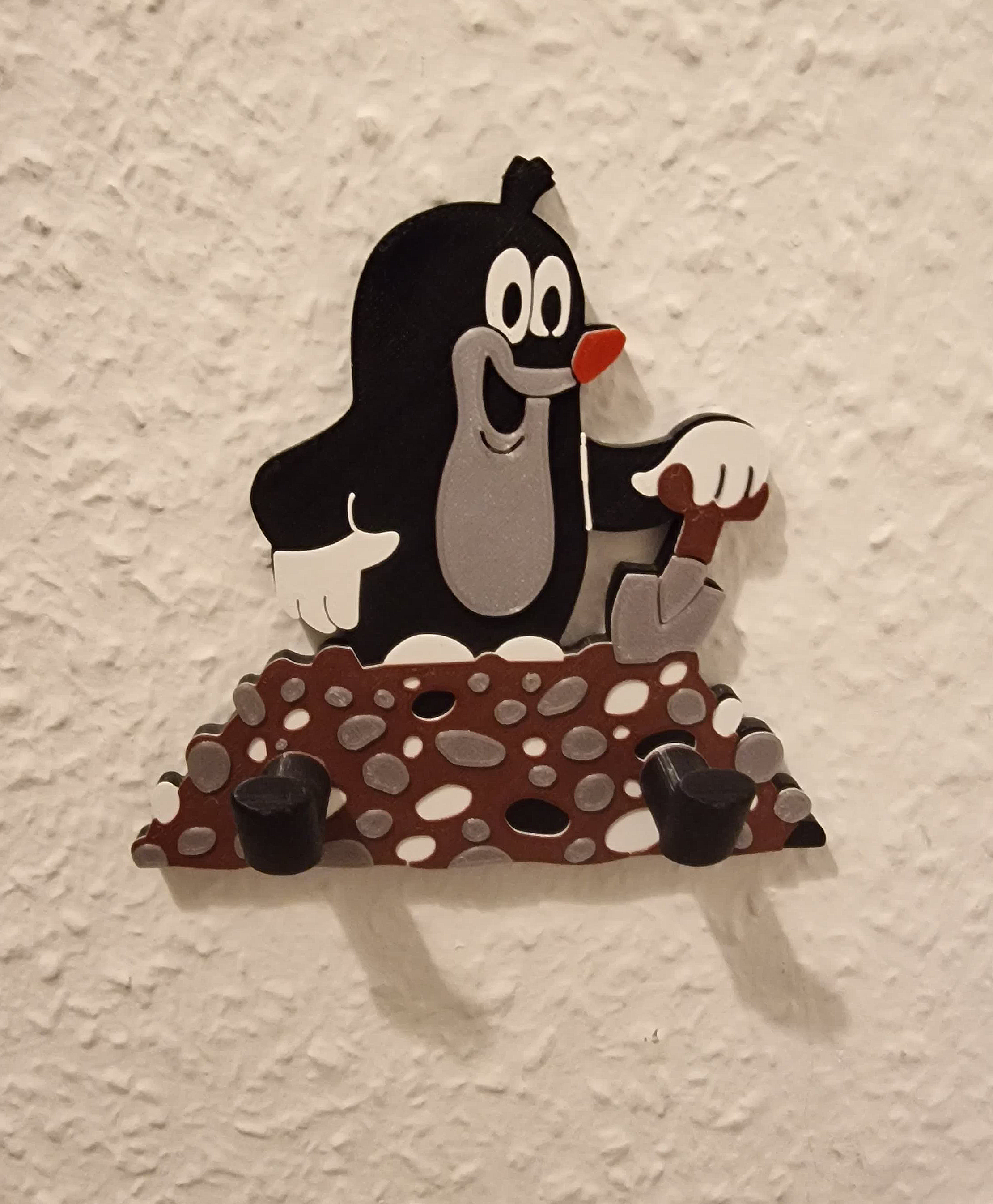 Der kleine Maulwurf mit Schaufel (Krtek) - Kids CoatHanger (Little Mole)