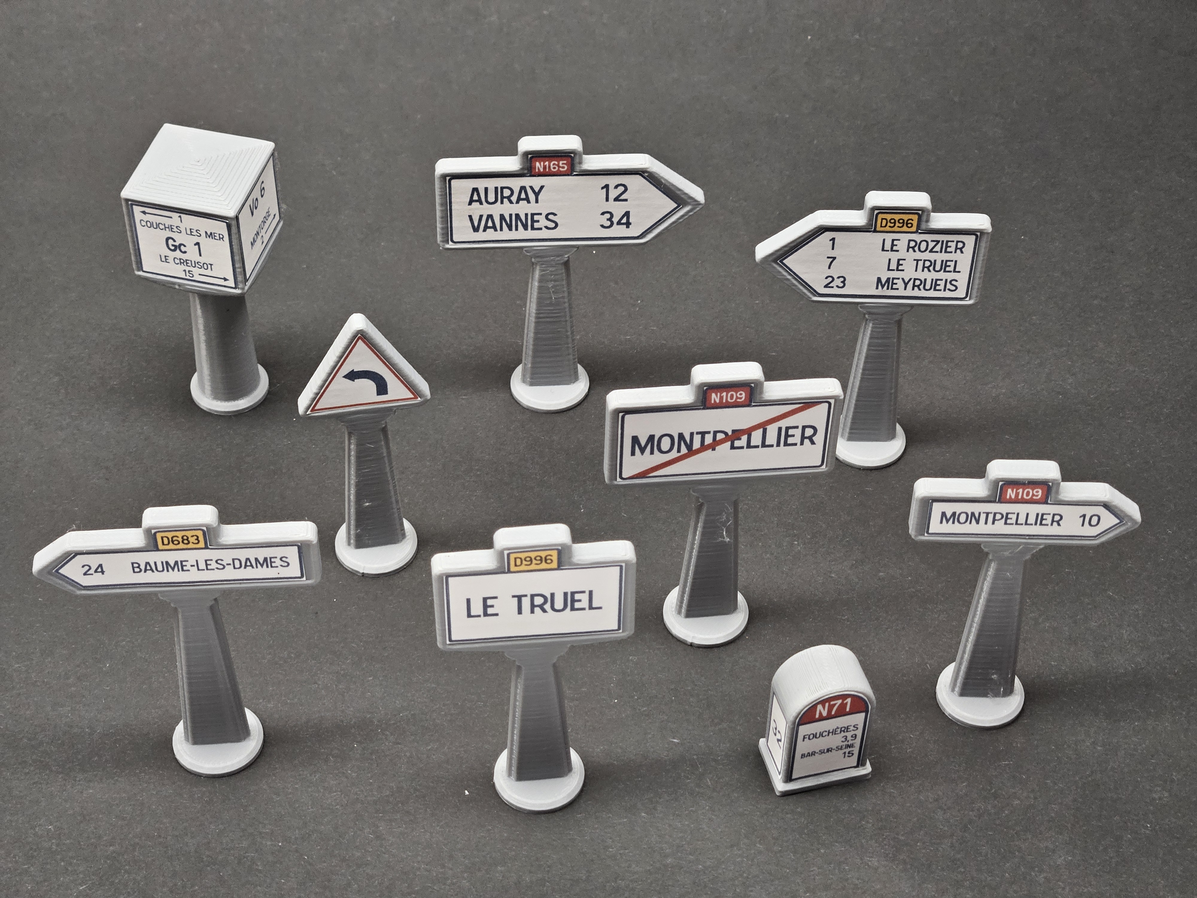 Historical French Traffic Signs