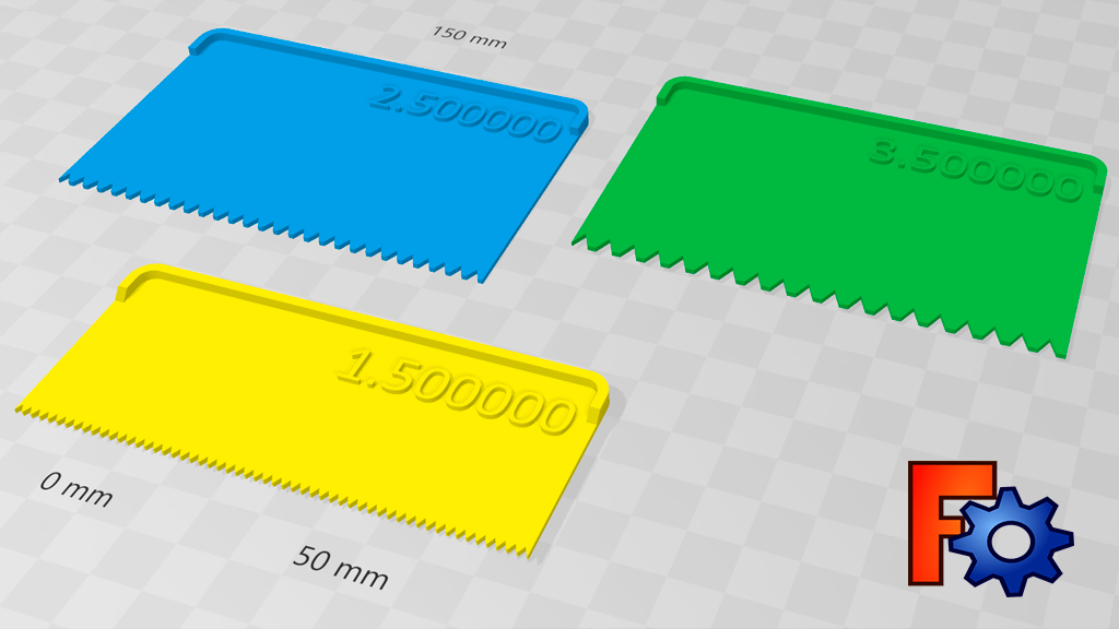 Glue spreader Parametric (FreeCad)