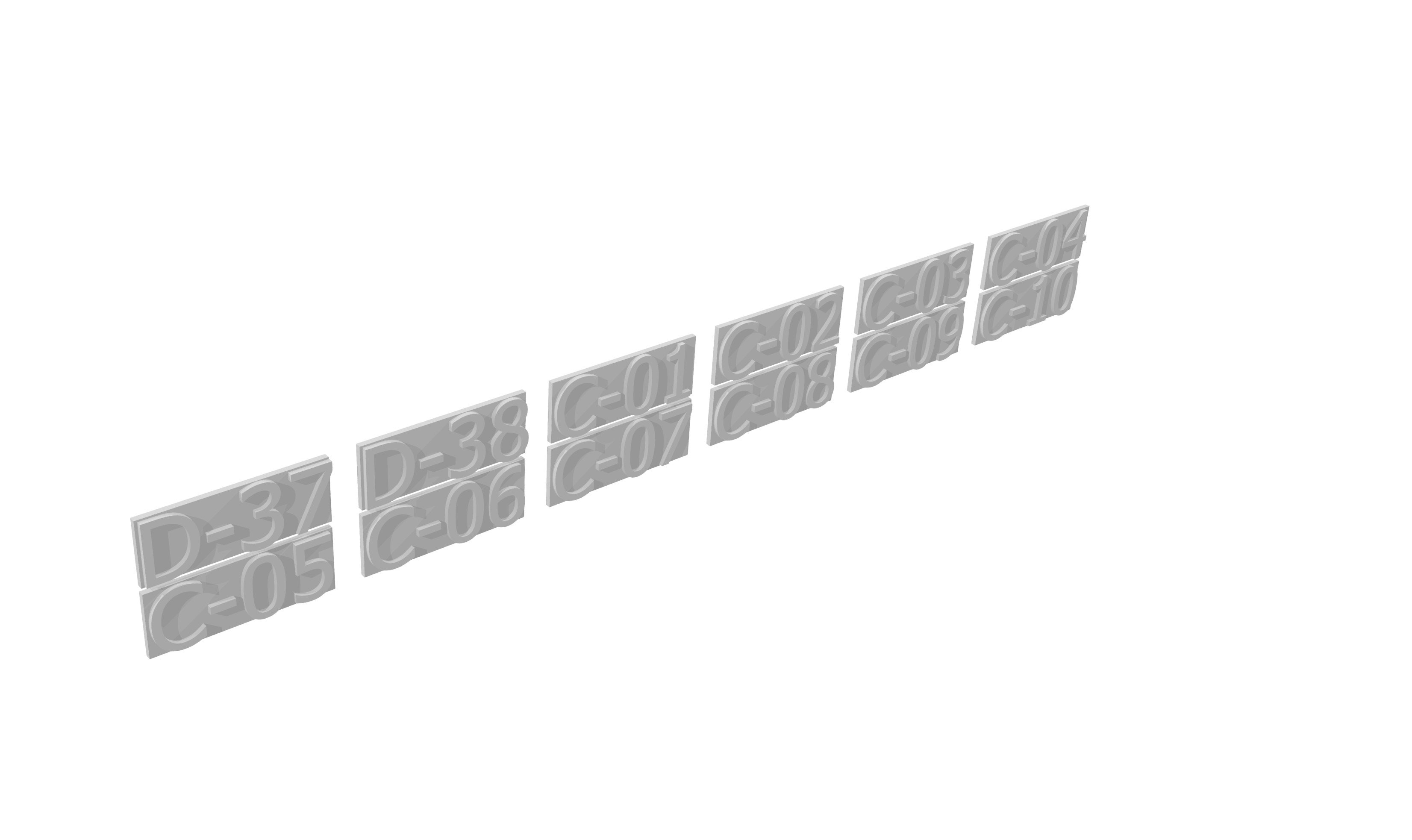 Drawer/Cabinet Placards/Labels — miniatura 7
