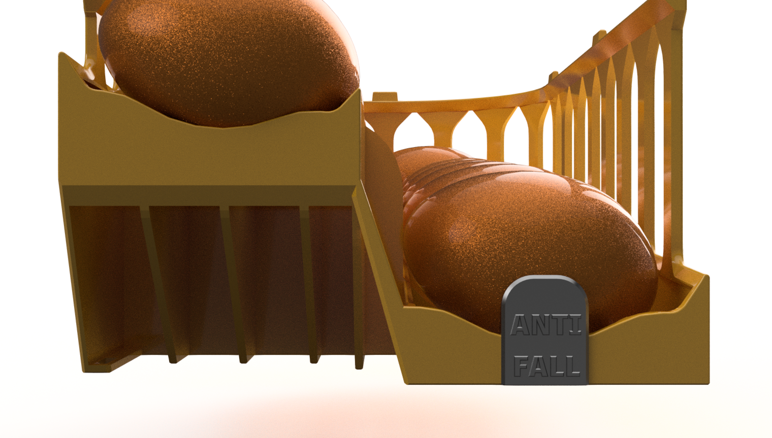 Miniatura 26 do modelo 3D New XL_Eggs dispenser stackable (different models)