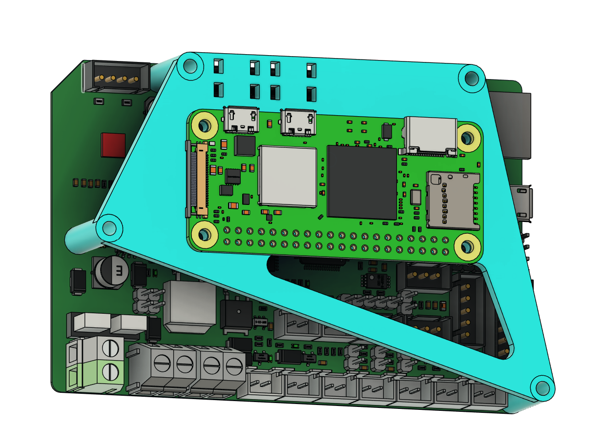 Raspberry Pi Zero 2 W - BTT SKR Mini E3 V3 Mount by Byron James ...