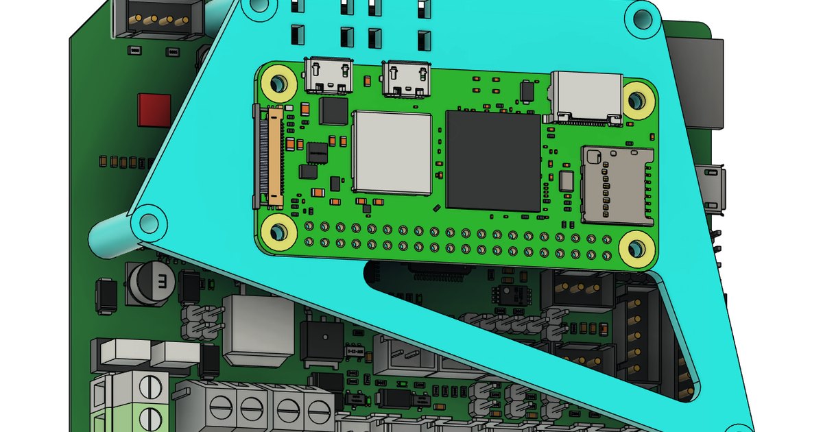 Raspberry Pi Zero 2 W - BTT SKR Mini E3 V3 Mount by Byron James ...