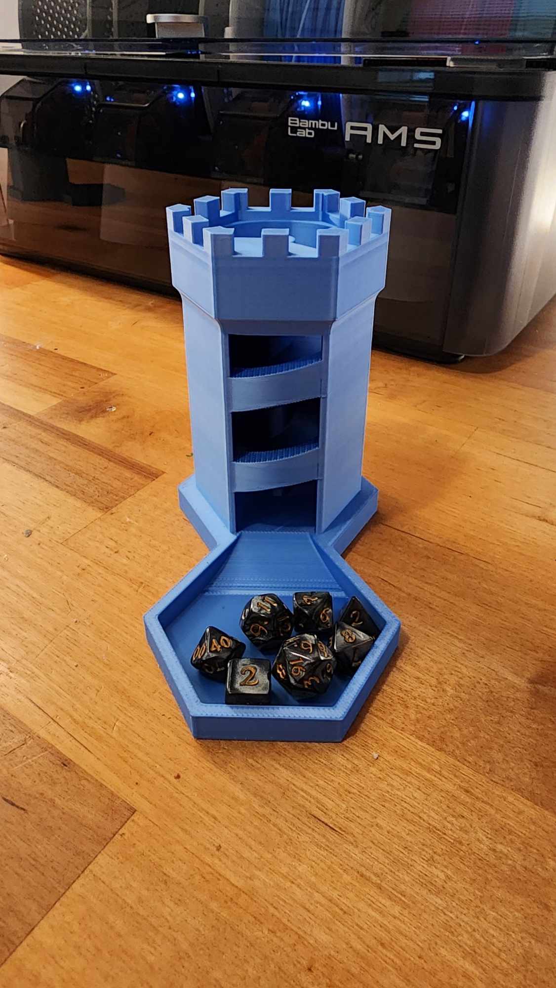 Simple Micro Dice Tower by Extruded Ideas Download free STL model
