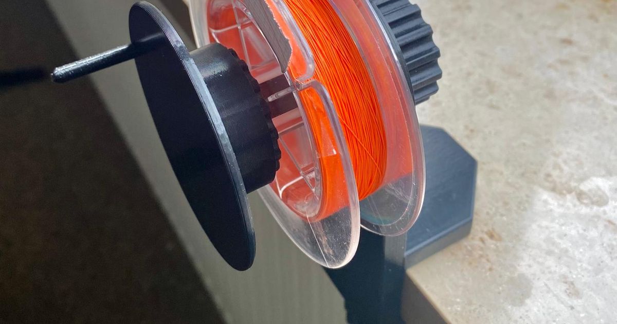 Fishing Line Spool Holder by Darkwaiter1980 Download free STL model