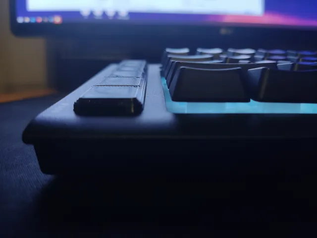 Corsair K55 macro keys blocking plate