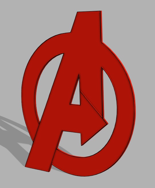 Light Box AVENGERS By AS3D Download Free STL Model Printables