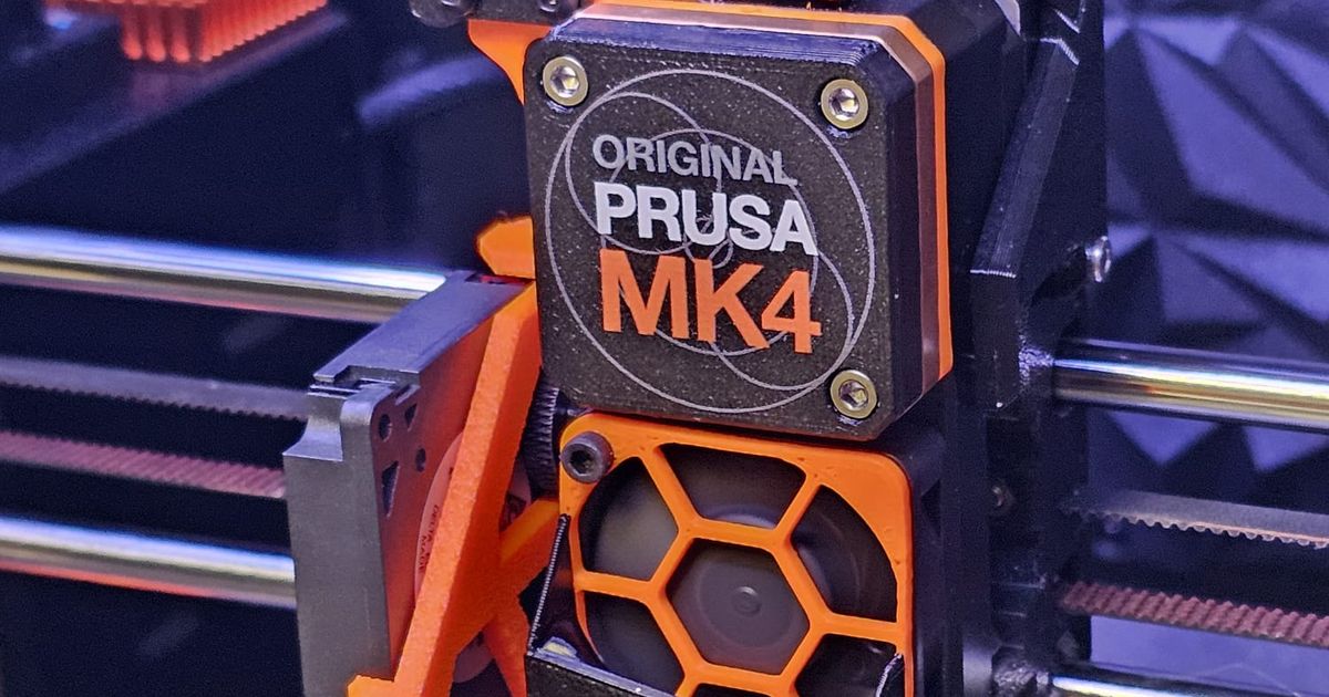 Prusa Mk4 Fan Cover Xl Shield By Otty Skipper 