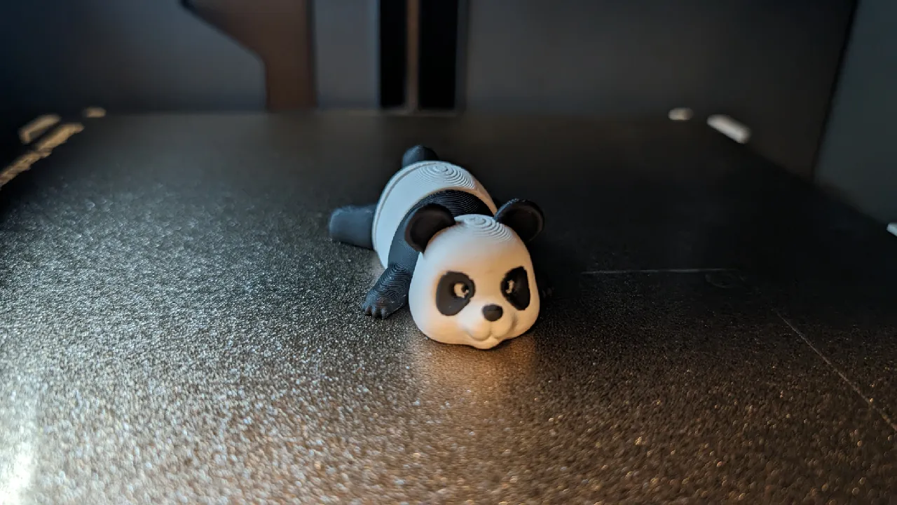 Panda - Articulated Figure Keychain by Biocraftlab | Download free