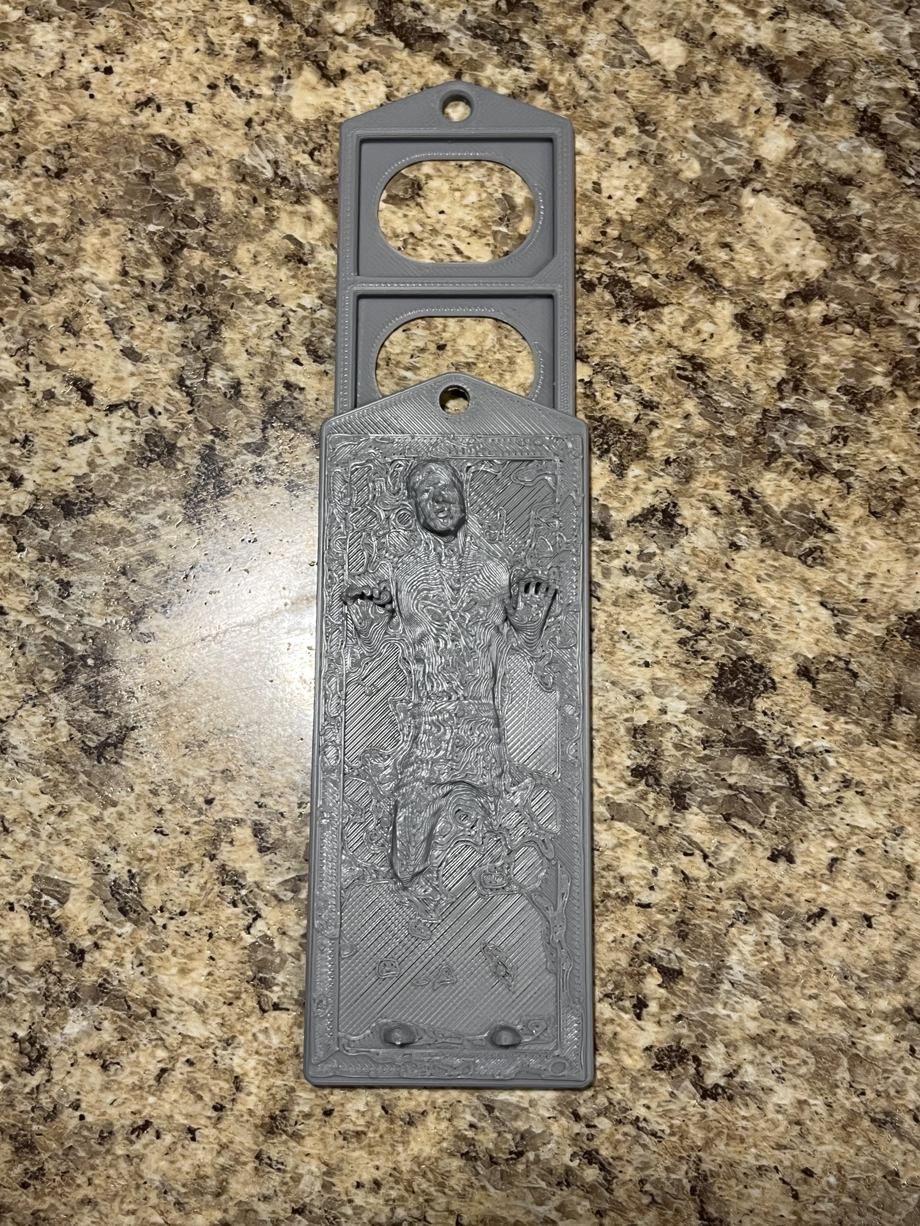 Han Solo in Carbonite Cover for SD Card Holder
