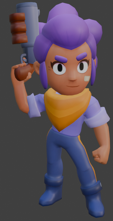 Shelly - Brawl Stars by GoatGamez | Download free STL model ...