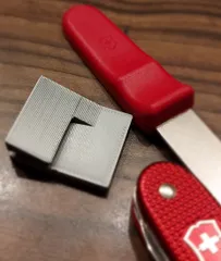 Sharpening guide for Victorinox diamond sharpener